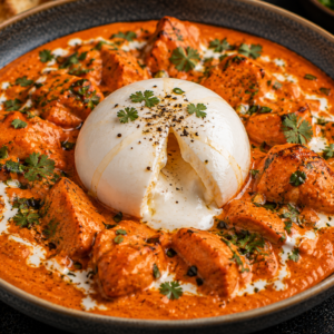 Poulet Au Beurre et Burrata - Butter Chicken with Burrata