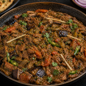 Agneau au Caviar de Aubergine - Lamb Bharta