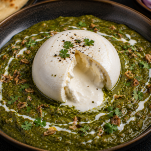 Epinards a la Burrata - Palak Burrata